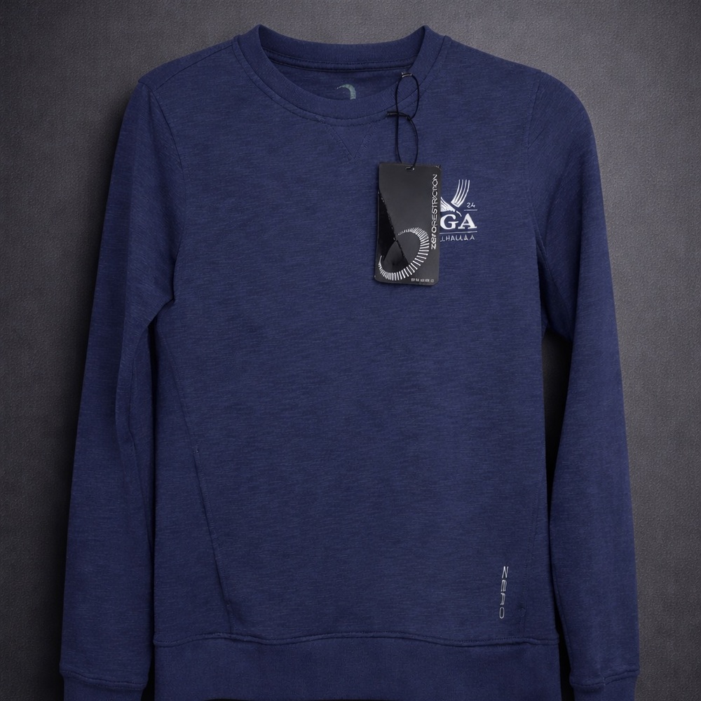 Classic Blue Crewneck Sweater